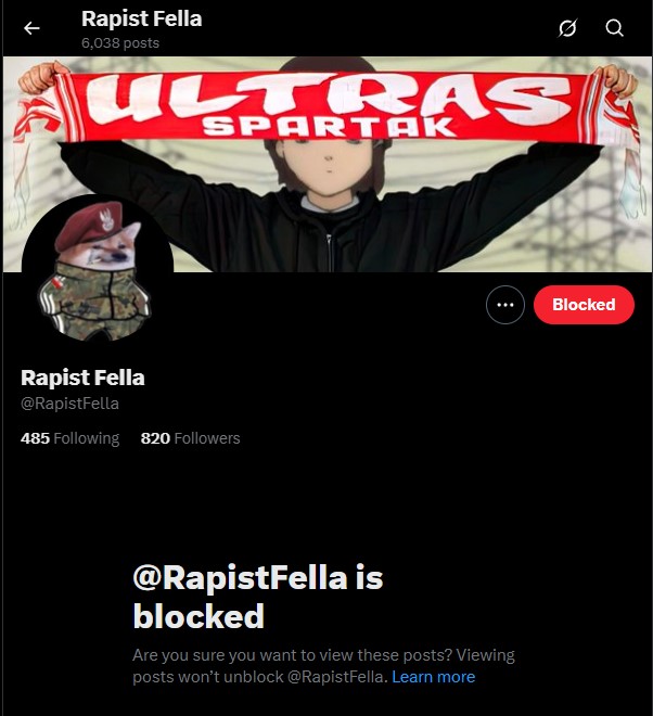 Batfella_Rises's tweet photo. Fellas, this dirty little wannabe is trying to impersonate our very own @Kama_Kamilia

Twitter ID
1778028114003824640
Twitter username
@Rapistfella https://t.co/Hk5eXqqDbg