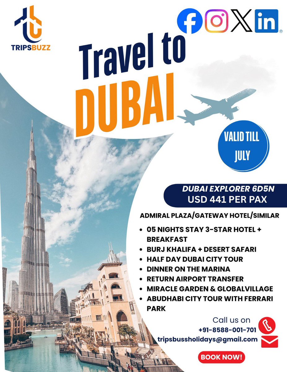 TripsbuzzH's tweet photo. ~FIRST CLASS VIBES ON A BUDGET PRICE: DUBAI 2026!
#VISITDUBAI #BURJKHALIFA #DUBAIVIBES #BOOKNOW #TRIPSBUZZ https://t.co/jeJigobcBO