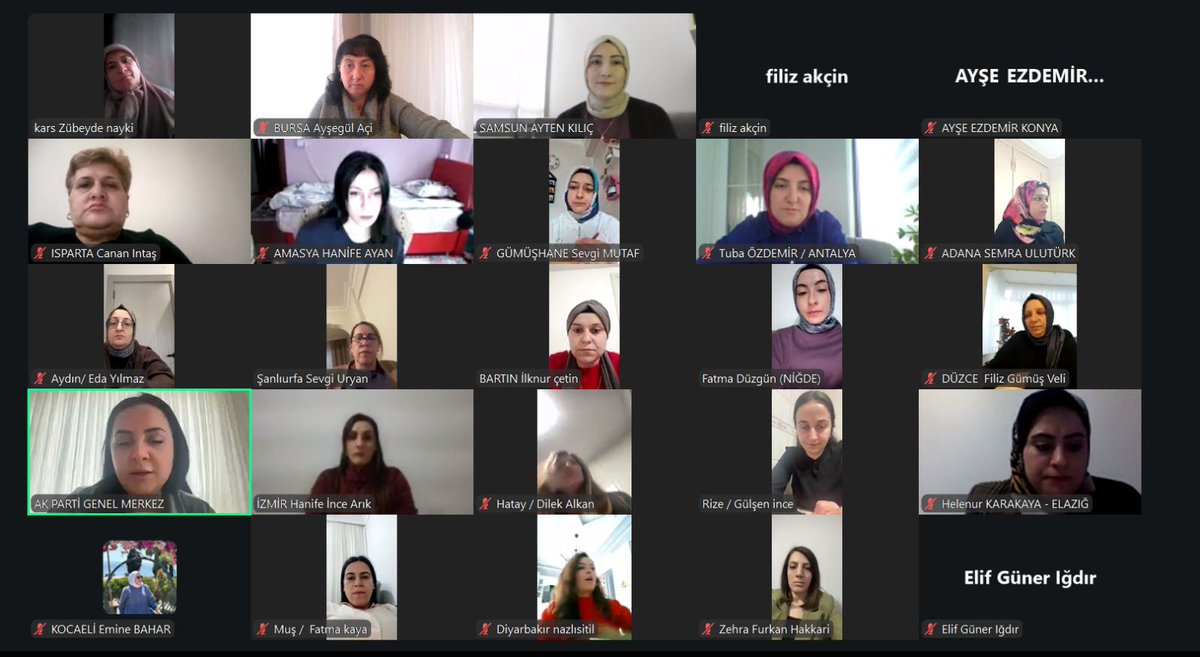 akkadinbursa's tweet photo. Genel Merkez Kadın Kolları Sekreterimiz Zekiye Nur Alioğlu Başkanlığında gerçekleştirilen, 81 İl birim başkanlarının katılım sağladığı toplantıya, İl Kadın Kolları Sekreterimiz Ayşegül Açi katılım sağladı. https://t.co/FSLSVTWay8