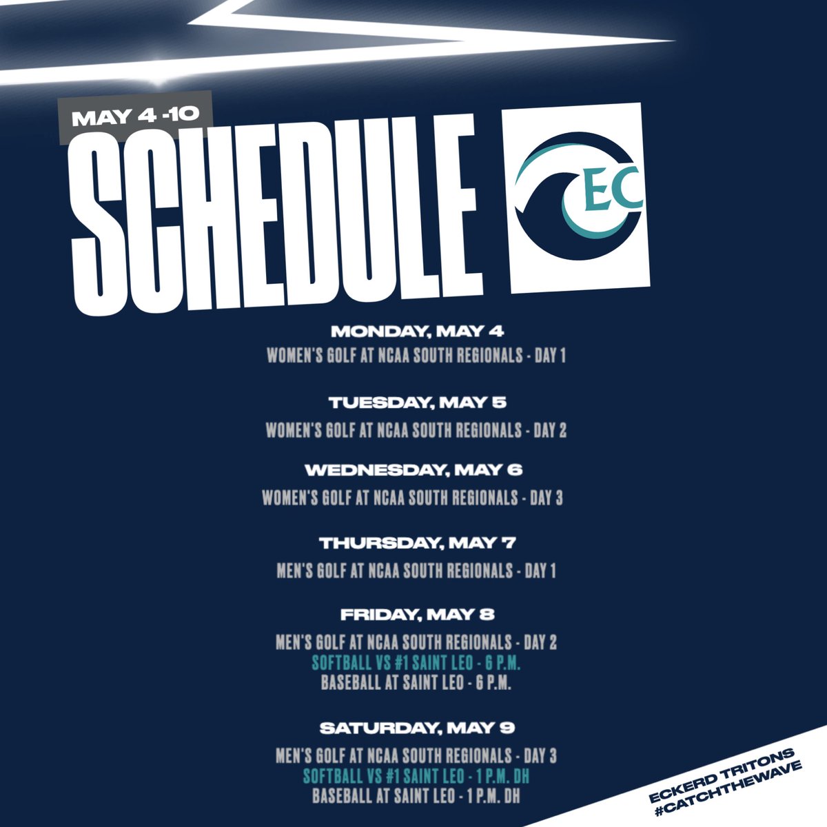 Eckerd Tritons tweet media