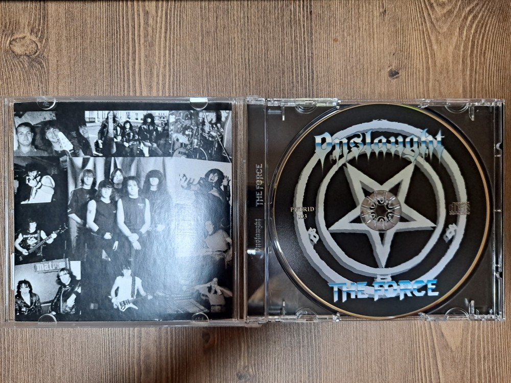 prometaller's tweet image. Released in May 5th, 1986  
#ThrashMetal Onslaught🇬🇧 "The Force" 40 years ago, today🤘🔥