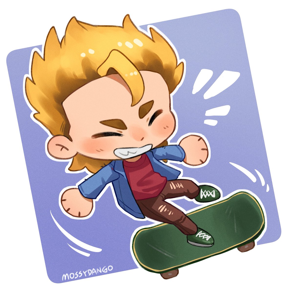mossydango's tweet image. Sam chibi!! #stardewvalley