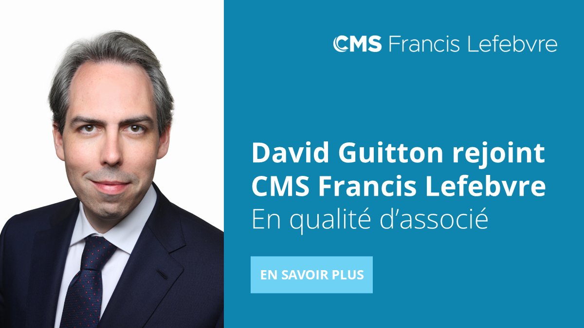 CMS Francis Lefebvre tweet media