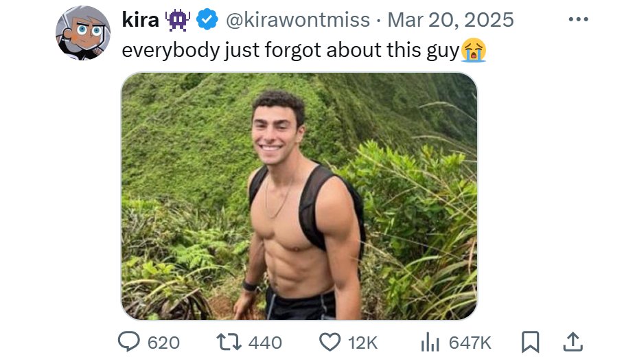 Luigi_Archive's tweet photo. "It's crazy the way everybody forgot to care about this guy and nobody remembers to keep talking about Him😭" https://t.co/W82SnhatbD