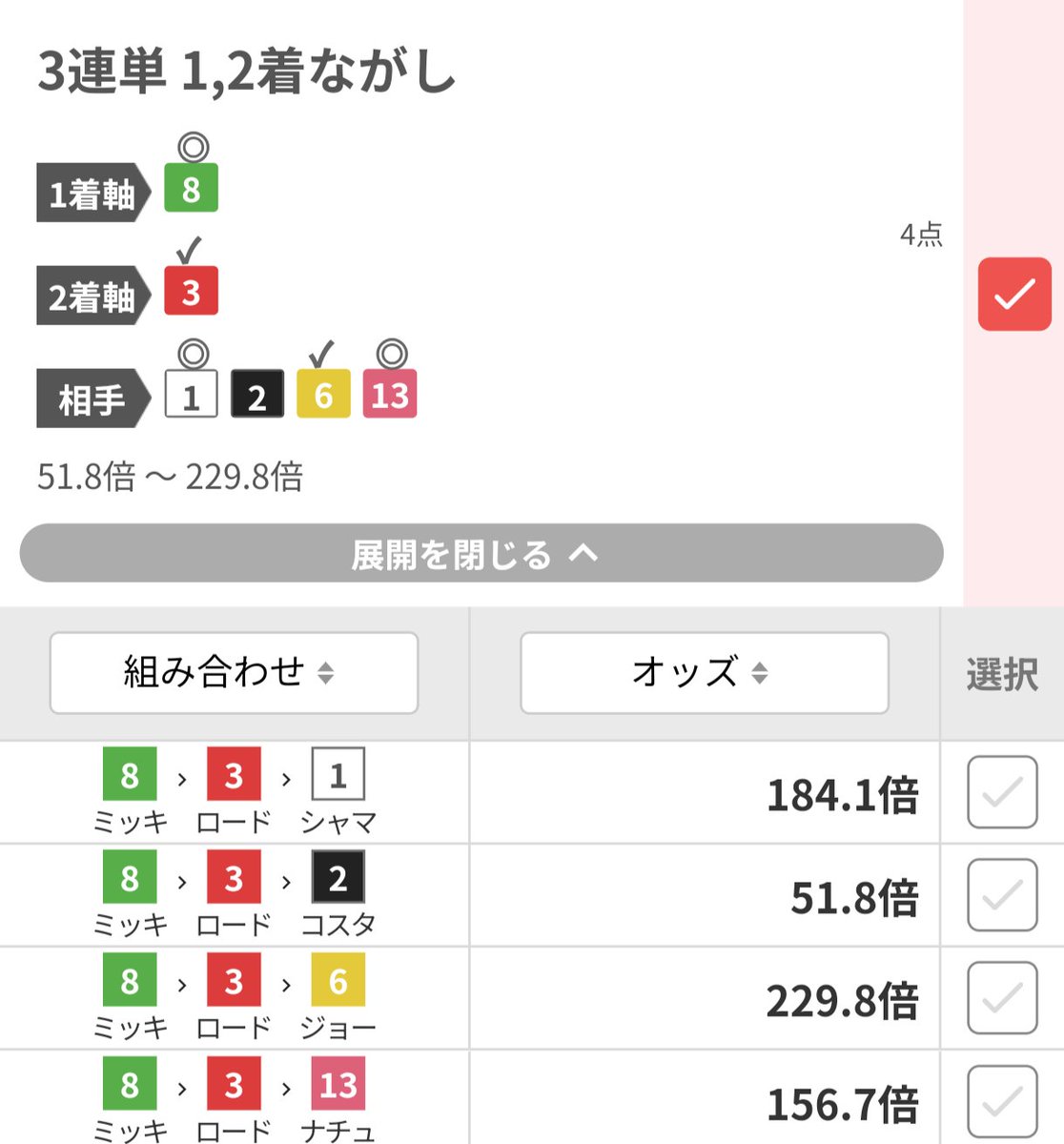 今日も競馬外した。毎日競馬やって毎日外してる。明日はこれで外します。
