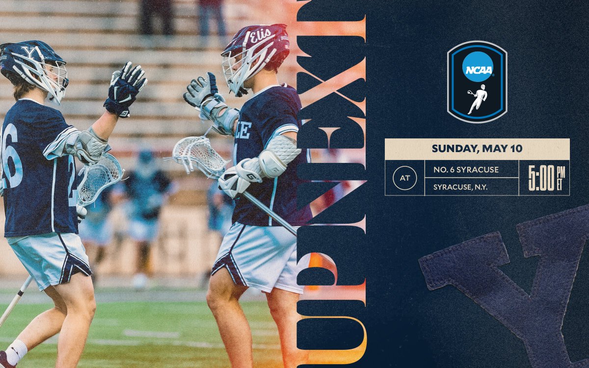 Yale Men's Lacrosse tweet media