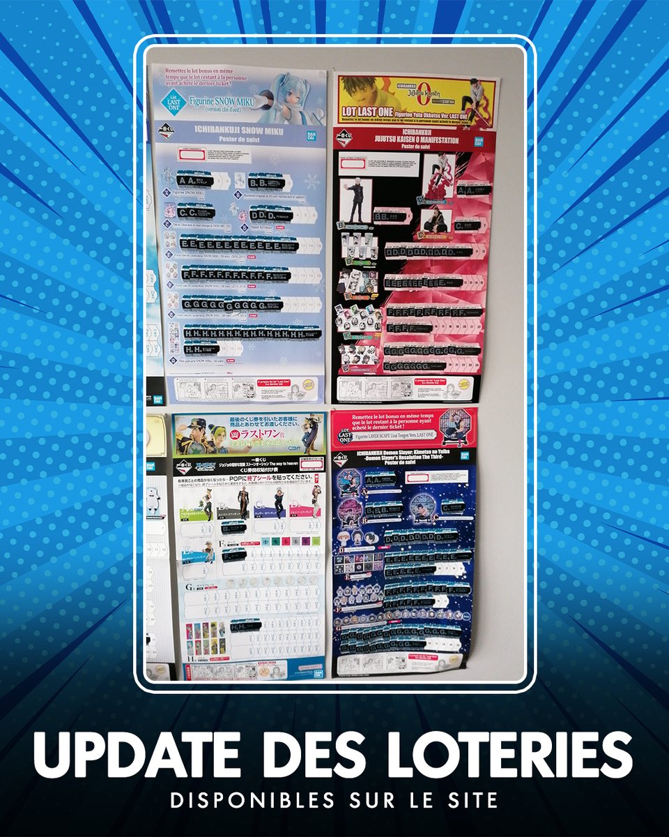 shinsekaifr's tweet image. 🎫Update des loteries🎫
Retrouvez toutes les loteries ici ➡️ shin-sekai.fr/1122-loterie

#goodies #manga