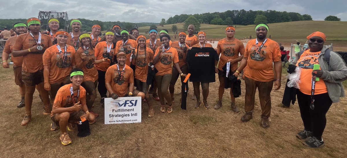 FSI_Delivers's tweet photo. Fulfillment is a Team Sport

At FSI, toughness isn’t a one-time thing — it’s who we are.  For 5 years now, the FSI team has taken on Tough Mudder, proving once again that the…Read More: https://t.co/Yuiuw7DkV1

#toughmudder #atlanta #georgia #douglascounty #employeeengagement https://t.co/F3ass9sNJ5