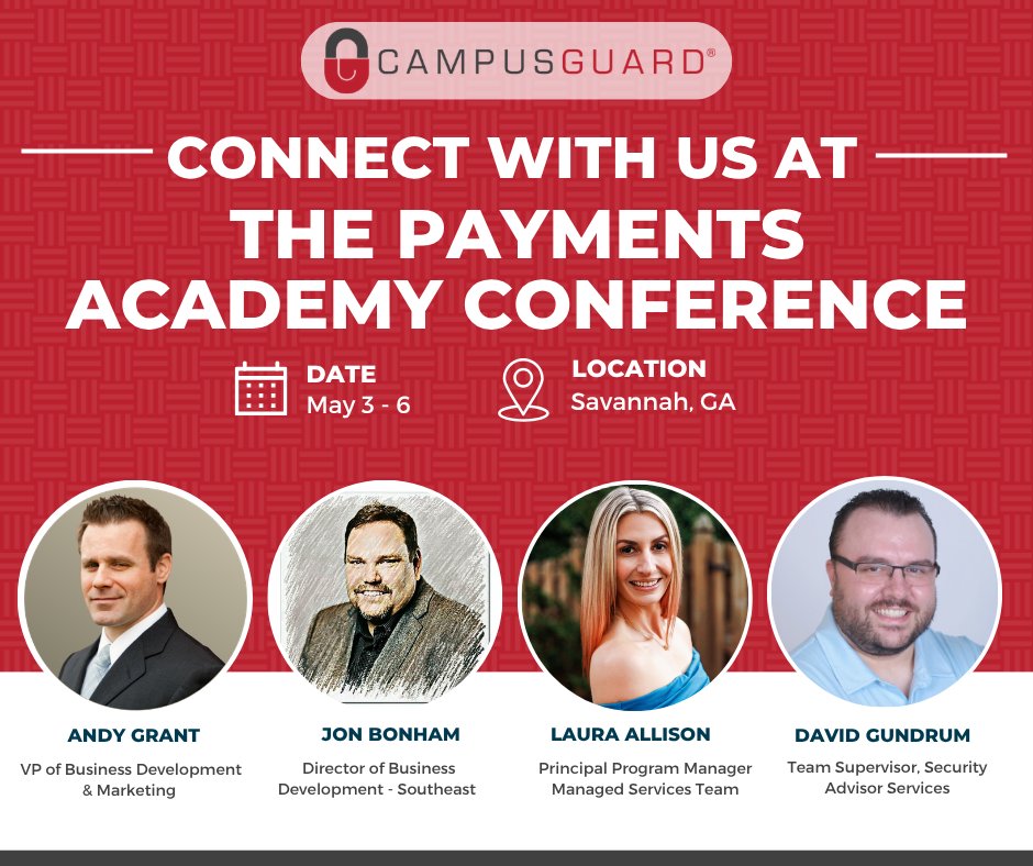 Campusguardmps's tweet image. Catch us at the 2026 TPA Conference this week in Savannah, GA. We look forward to connecting with you! Learn more: thepmtsacademy.org/thepaymentscad… #TPA2026SAV #PaymentSecurity #HigherEducation