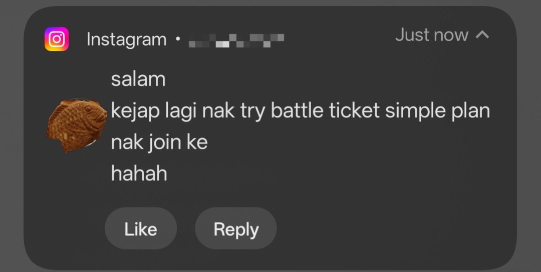 Me: Okay dah setel Thailand, setel Japan, dh boleh start jimat balik.
Ibu dan rakanku as soon as I reached Malaysia: