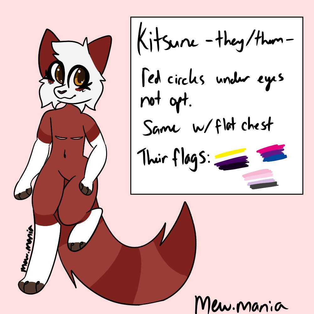 mew_mania_'s tweet photo. Hi all! I've decided to start posting on Twitter again. Here's a great start off with an updated ref of my sona! Hopefully more posts soon to come! #furryoc #furryartist #furryartwork https://t.co/75NWhVabUq