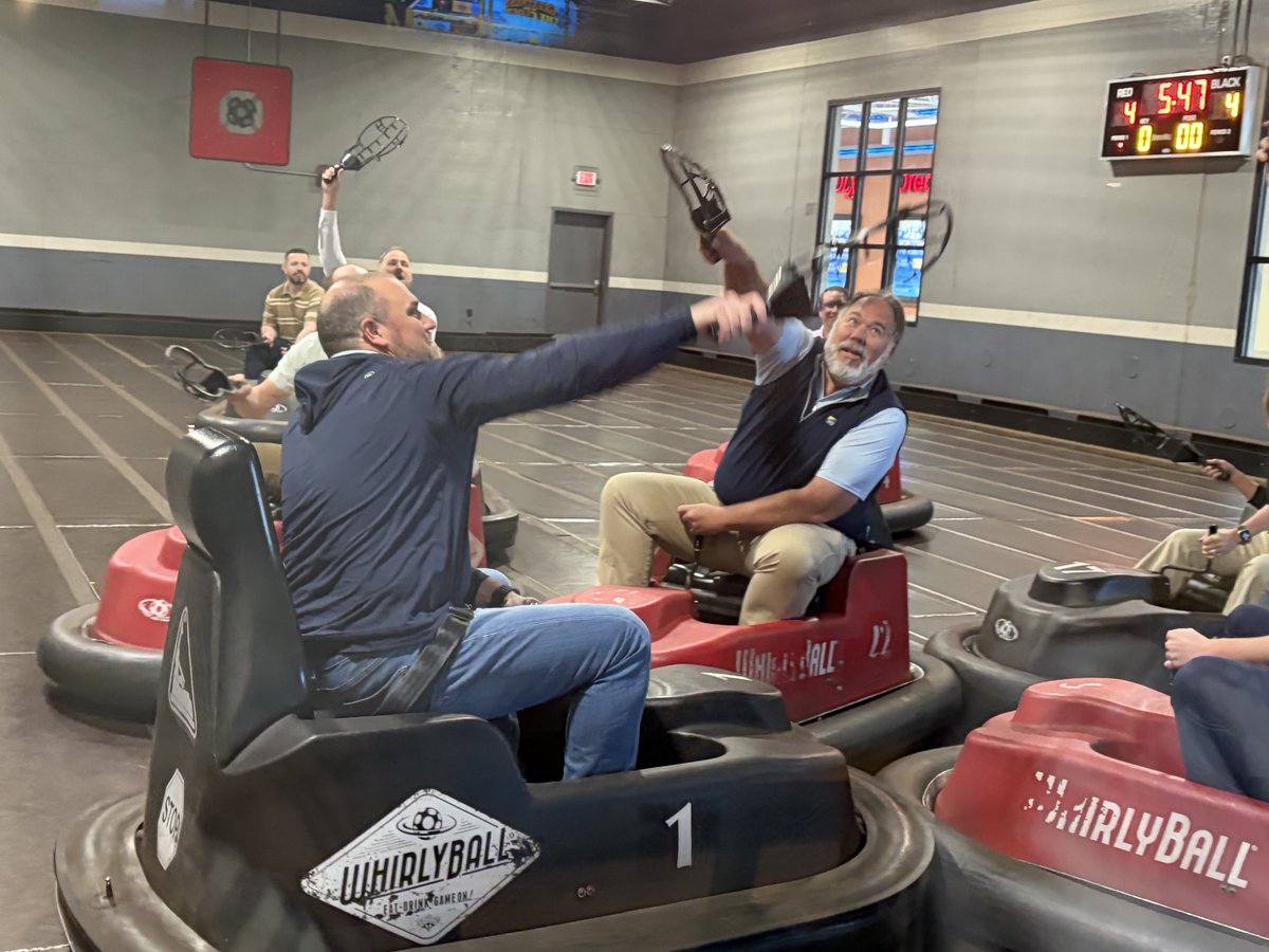 TrentLower76's tweet image. Our team stepped away for a bit of fun and friendly competition at WhirleyBall to celebrate a strong first quarter and the teamwork that drives our success in supporting our clients! 

#TeamBuilding #Q1Success #WhirleyBallFun #StrongerTogether #ClientFocused