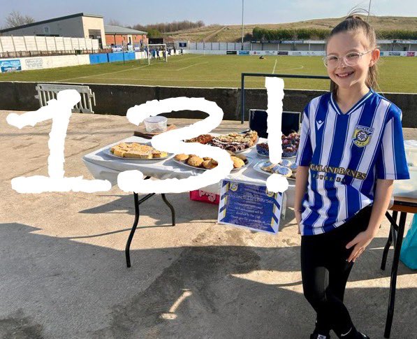 frickleyafc's tweet photo. Happy 13th birthday to Ella Carr! 
She’s a superfan, she’s a fundraiser, she’s a volunteer AND now she’s a teenager too! Have a great day! 🎂 🎈 🥳 💙 https://t.co/qJ7rEhrUhh