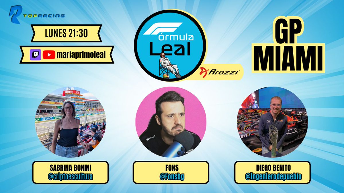 María Primo Leal 🏁 tweet media