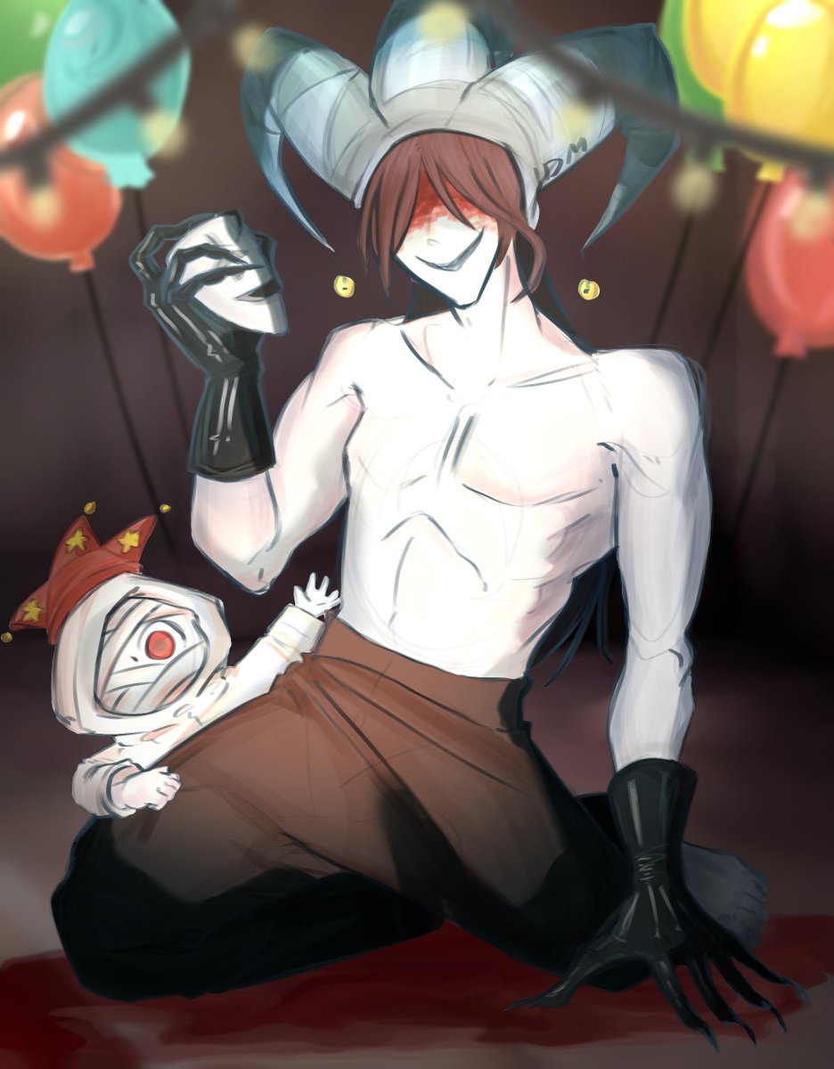 De1Maan's tweet image. What if Mr.Crawling were a circus performer?
#Homicipher #文字化化 #TheFreakCircus
