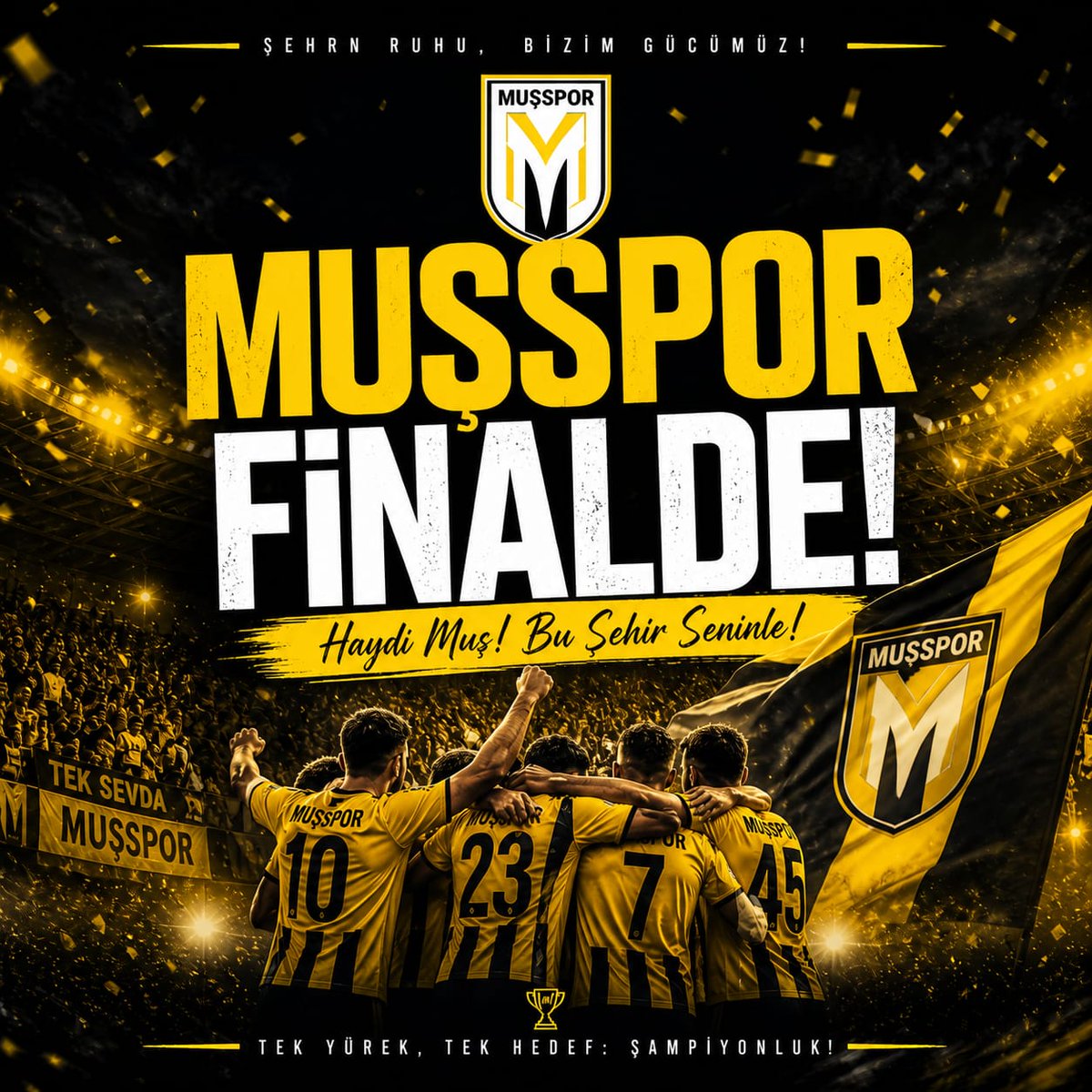 TFF 2.Lig Play off la finaldeyiz tebrikler PİROZBE 💛🤍 <a href="/musspor/">Muş Spor</a>