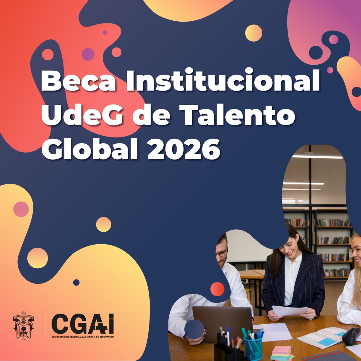 cgai_udg's tweet photo. 🎓 La #UdeG invita al personal académico, administrativo y a sus egresad@s a participar.
Inicia o continua tus estudios de maestría o doctorado.
📝 Consulta toda la información en 🔗 https://t.co/V8byPAn9E1
#TalentoGlobal #CGAI #FormaciónDocenteUdeG https://t.co/89qfQcRYzL