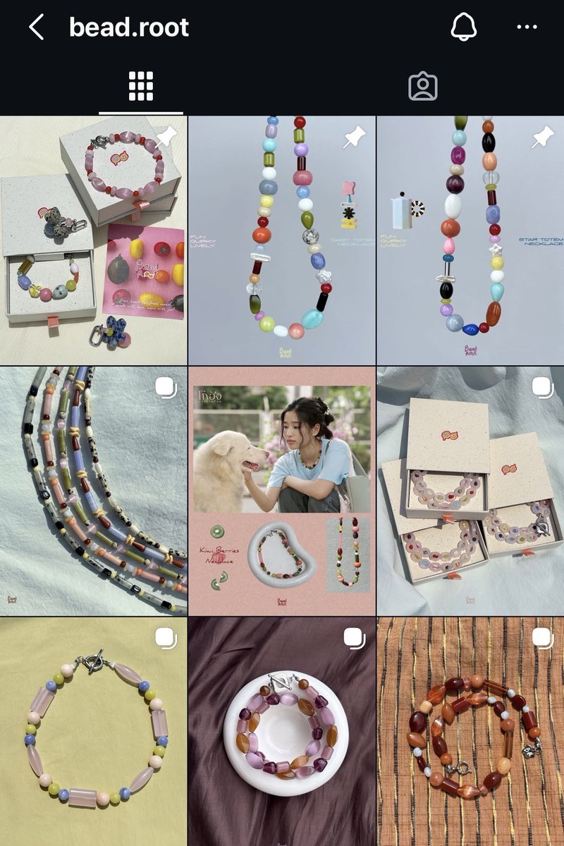 MaeoPhim's tweet photo. เครื่องประดับลูกปัดร้าน bead.root คือน่ารักมากกกก ✦ ˚  งาน handmade ให้ฟีลสดใสสุดๆ ౨ৎ