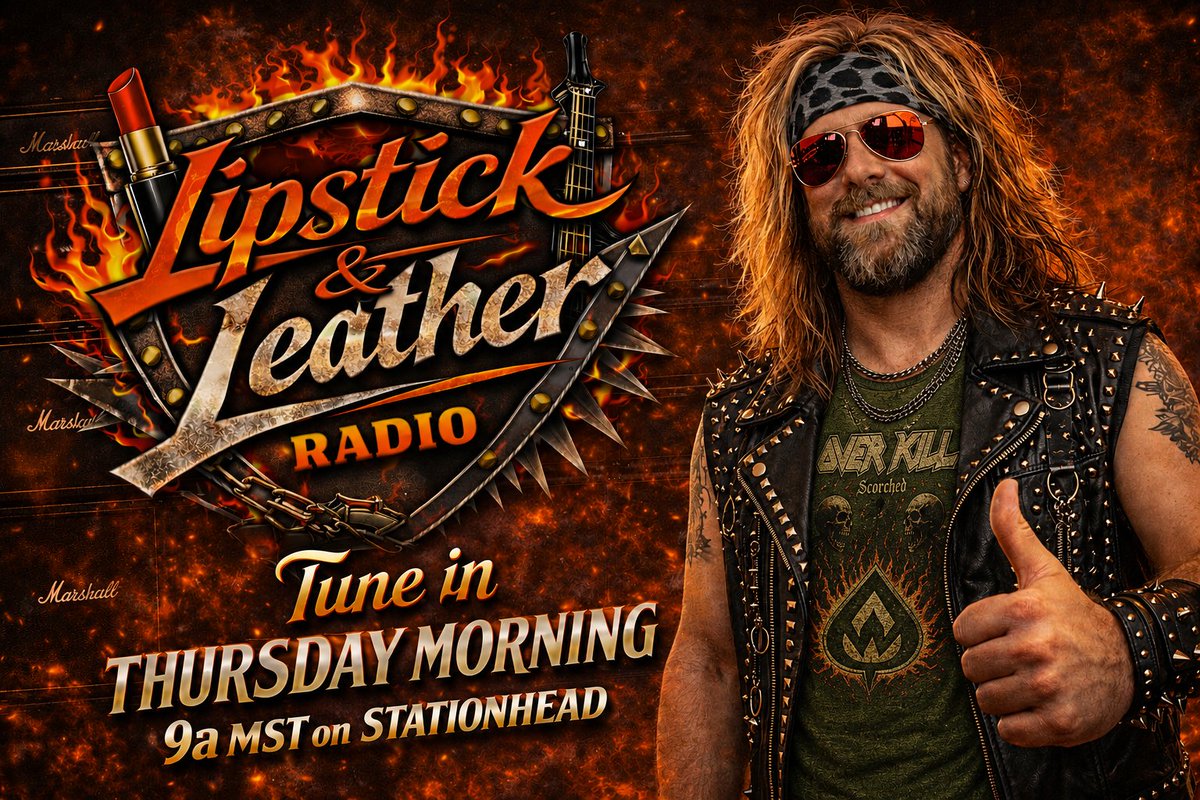 lipstickNL13's tweet image. #GlamMetal #80sHairBands #ThrashMetal #SleezeRock #lipstickNleatherRadio #stoic #TrickXIII
