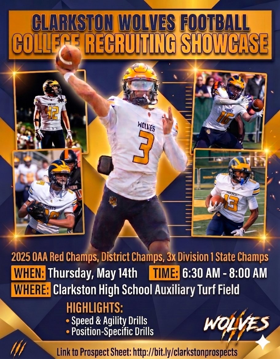 Clarkston Wolves Football tweet media
