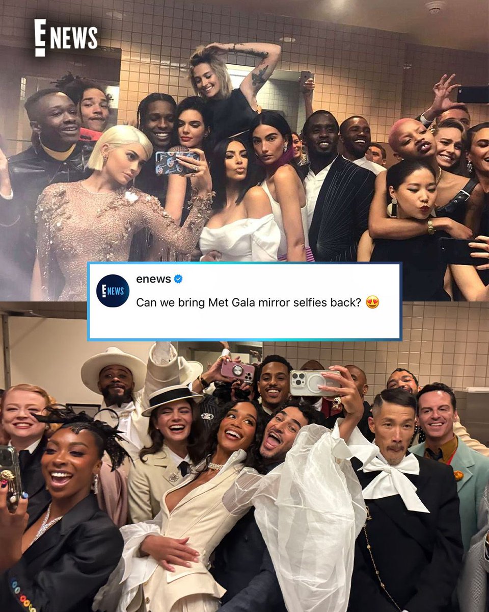 E! News tweet media