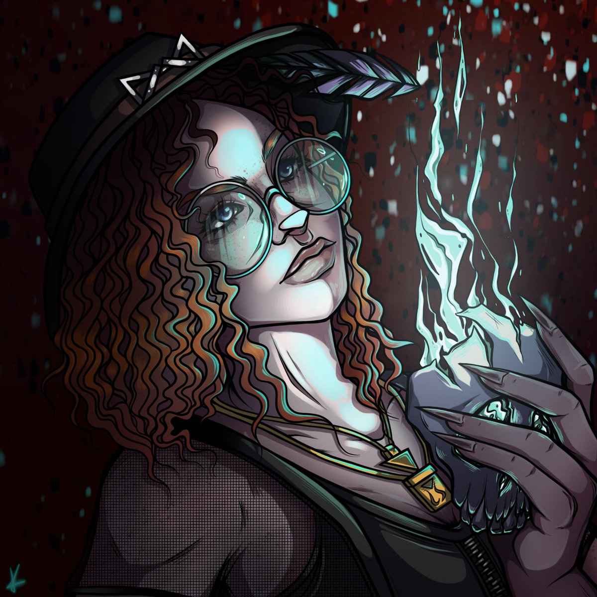 💀🩵 Mikaela Reid 🩵💀 
#deadbydaylight #dbdartist #dbdfanart #mikaelareid #dbdsurvivor