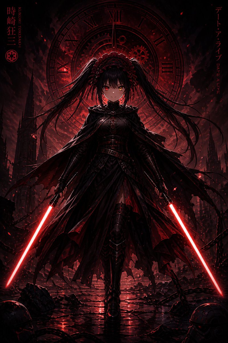 迦具夜 MayThe4thBeWithYou #時崎狂三 #夜刀神十香