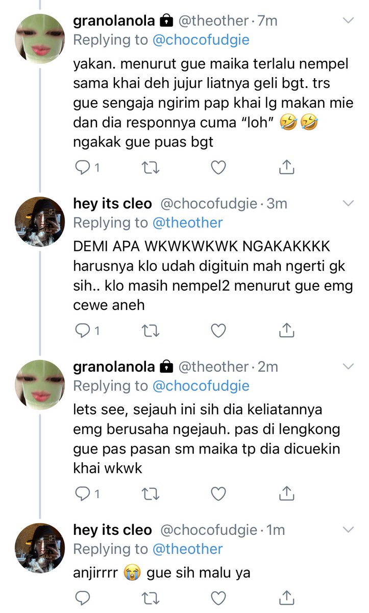 rrubidiarys's tweet photo. 413. tp sebenernya……..diam2 ada yg julid di priv twt nya pas maika nyari2 kabar rakhai….siapakah dia https://t.co/VGwVOiQdl9
