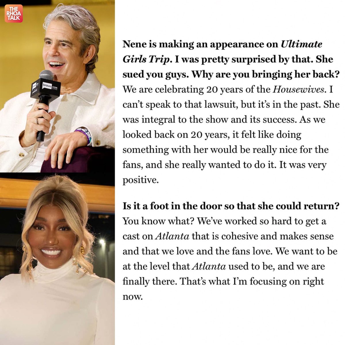The RHOA Talk tweet media