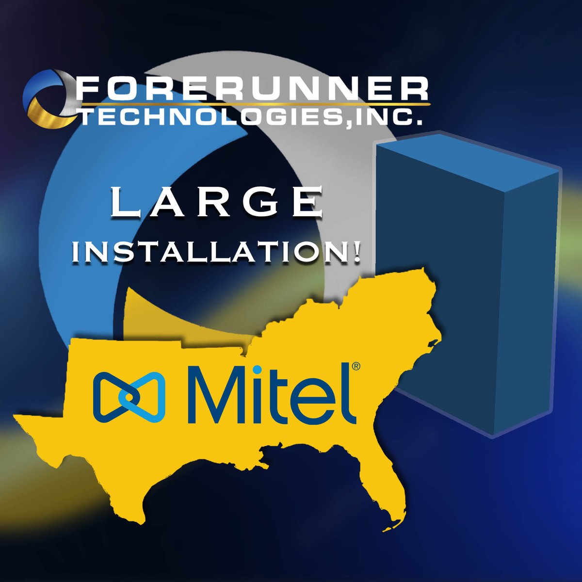 ForerunnerTS's tweet image. We just had another big Mitel installation in the south! 🙌 Shout out to our engineers who did an amazing job getting this project over the finish line! 🥳

#ForerunnerTechnologies #Mitel #Installation #UnifiedCommunications #TeamSuccess #TalentInEngineering