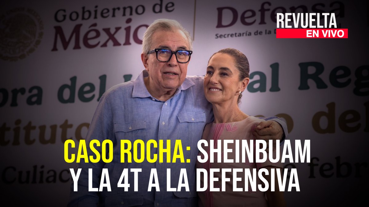 manuelhborbolla's tweet photo. Hoy analizaremos los efectos del caso Rubén Rocha Moya, gobernador de Sinaloa que dejó el cargo tras la acusación de EE.UU. También comentaremos el relevo en Morena: llega Ariadna Montiel y sale Luisa Alcalde. 

Lunes, 11:00 horas. 👇

https://t.co/9Hk26SssUj https://t.co/chj4EiDmEr