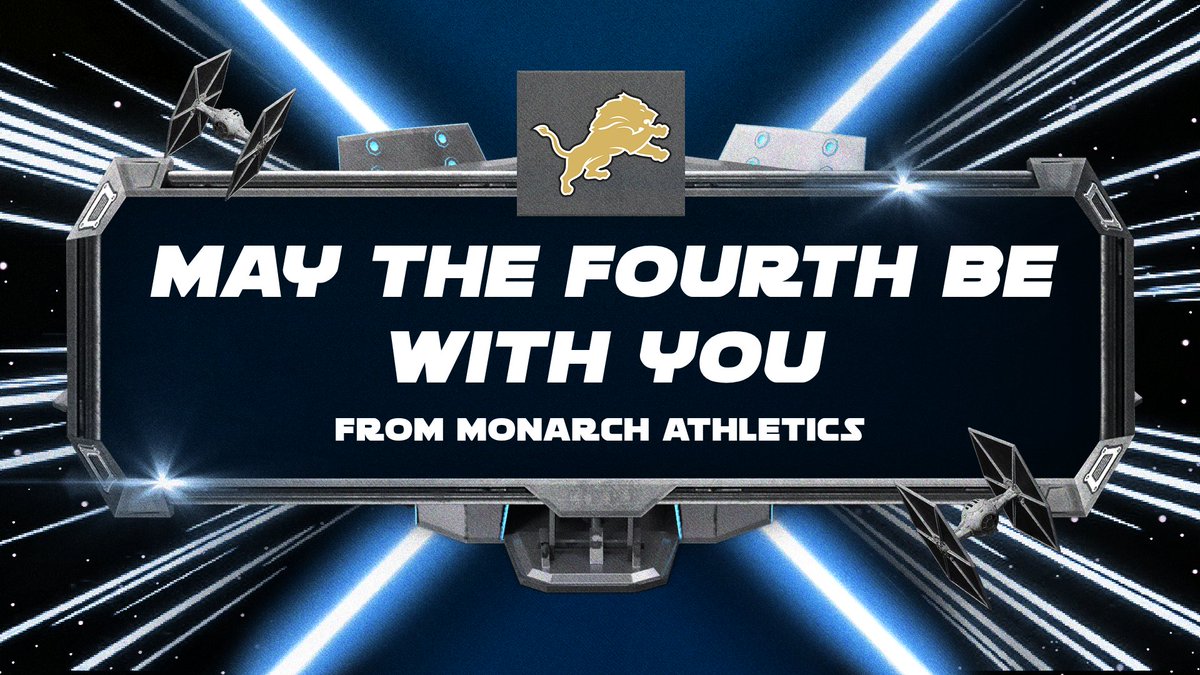 Manning_High_'s tweet photo. May the Fourth be with you! 🌟 From Monarch Athletics, we're celebrating Star Wars Day with our amazing athletes. Thanks for your dedication and spirit! #MonarchPride #SomethingtoROARabout https://t.co/UhFzngNkvT