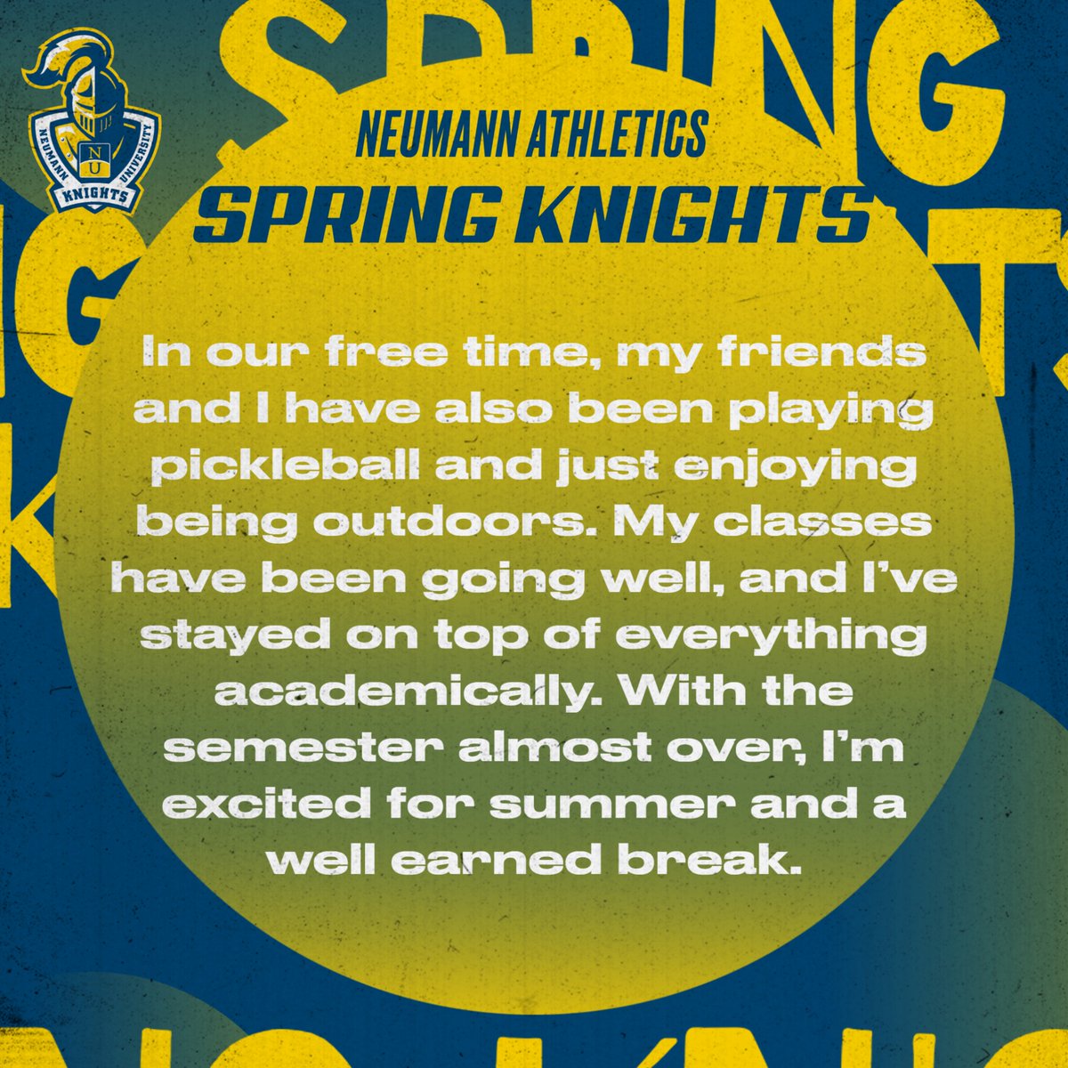 Neumann Athletics tweet media