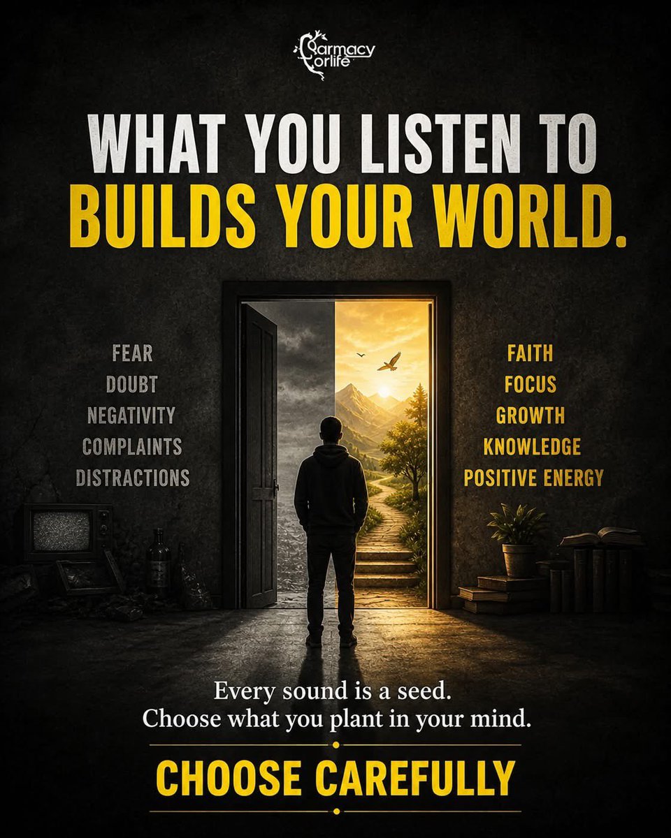 maxcrushit's tweet photo. Monday Motivation - Every sound is a seed. Choose what you plant in your mind #MondayMotivation credit - Farmacy For Life https://t.co/GImPTD1KTS