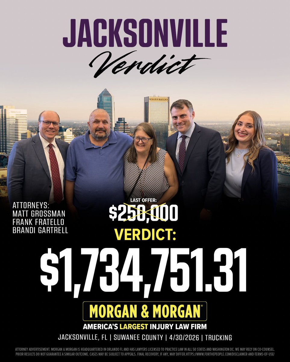 Morgan & Morgan tweet media
