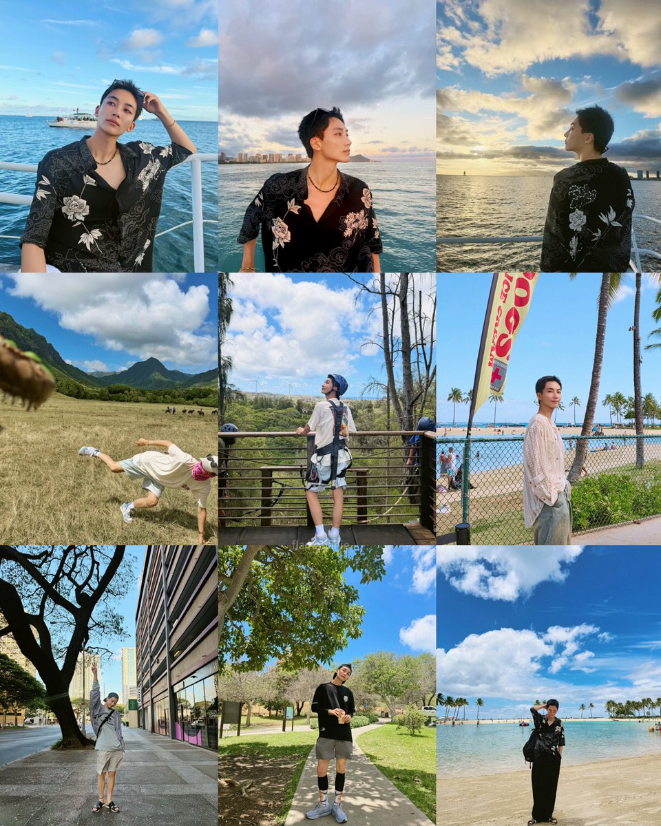 JEONGHAN HAWAII PHOTOS 🏝️ - during yacht cruise 🚤✨ - during