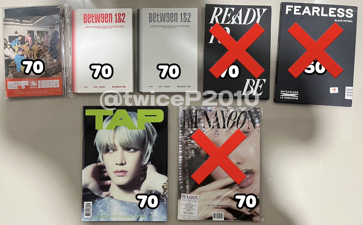 twiceP2010's tweet photo. พร้อมส่ง ◡̈
 ☆ บั้มเปล่า ราคาตามภาพ
📬ค่าส่ง 50.-

สนใจ DM
ซื้อเยอะลดราคาได้ ทักมาดูตำหนิก่อนได้ค่ะ

#ตลาดนัดทไวซ์ #ตลาดนัดtwice #วันซ์สายเปย์ #ตลาดนัดnct #ตลาดนัดnct127 #ตลาดนัดอซท #ตลาดนัดlesserafim #ตลาดนัดLE_SSERAFIM https://t.co/G3cXXrcNH5