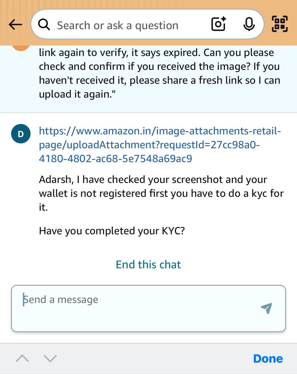 Adarsh_Agb's tweet image. @AmazonHelp @amazonIN My ₹26,433 is STILL STUCK! 🛑

Agent promised fix by May 4th, but NO CALL. App glitched, took my money &amp;amp; blocking payment. Resolve NOW or heading to Consumer Court! 

#AmazonIndia #ConsumerRights #Justice