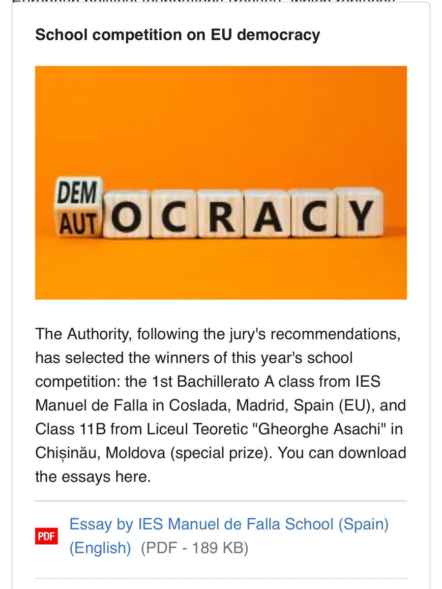 IES Manuel de Falla, EP Ambassador School tweet media