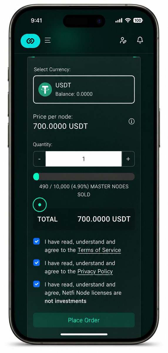 netfiprotocol's tweet photo. 🚀 Almost 500 Master Nodes sold!

Now is the best time to secure your #MasterNode before the next price increase ⏳

Build your team 🤝
Grow your community 🌐
Expand your network 📈
This is your moment. Don’t miss it.
👉 Buy now.

#Crypto #Web3 #PassiveIncome #NetFi https://t.co/RiwYWjH16g