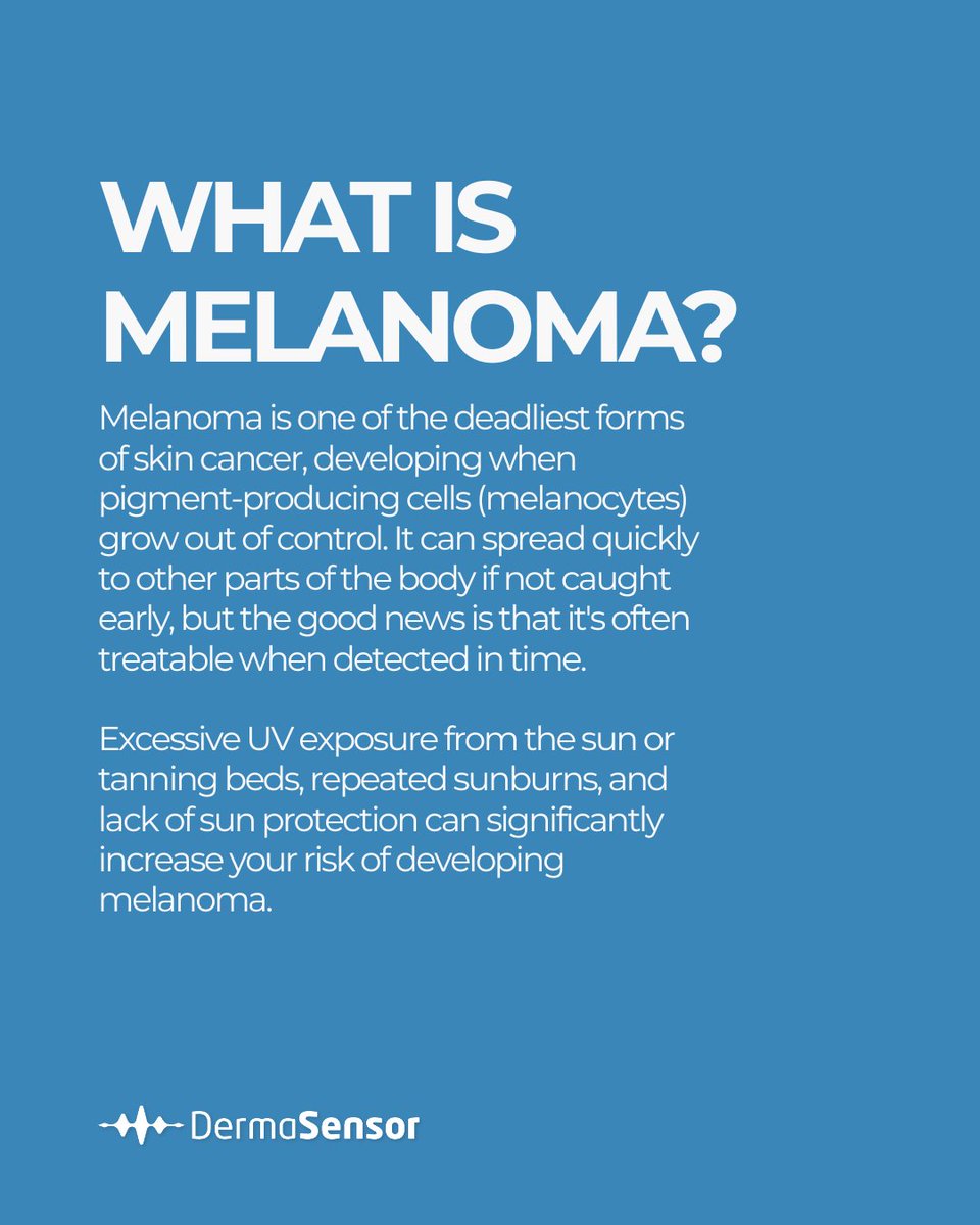 DermaSensor's tweet photo. Melanoma Monday 🖤 Early detection saves lives. Regular skin exams are essential. With DermaSensor™, providers can assess suspicious lesions quickly and non-invasively during a visit.

Prioritize your skin's health. Find a physician: https://t.co/dwaRRg8FJx https://t.co/iUnAWHsJBU