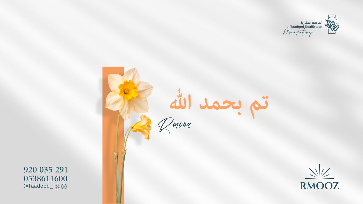 شركة تعاضد العقارية tweet media