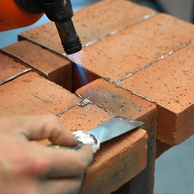 core77's tweet image. MVE‑Collection is a Paris-based design studio that creates furniture and objects from reclaimed materials and construction‑site waste. They created these Brique… core77.com/posts/143989/M… #SustainableDesign #ReclaimedMaterials #FurnitureDesign #EcoFriendly #WasteReduction