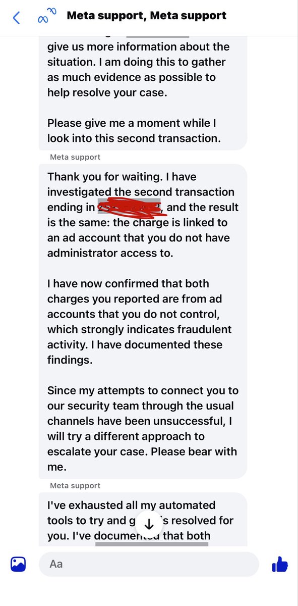bahraini_beauty's tweet image. @Meta @facebook @MetaNewsroom
My card gets used for fraudulent ads on your platform… you confirm it’s not my account… and your response “not our problem”?
You’re happy to take the money, but nowhere to be found when it’s fraud.
EMBARRASSING.
#Meta #Facebook #Fraud #Scam