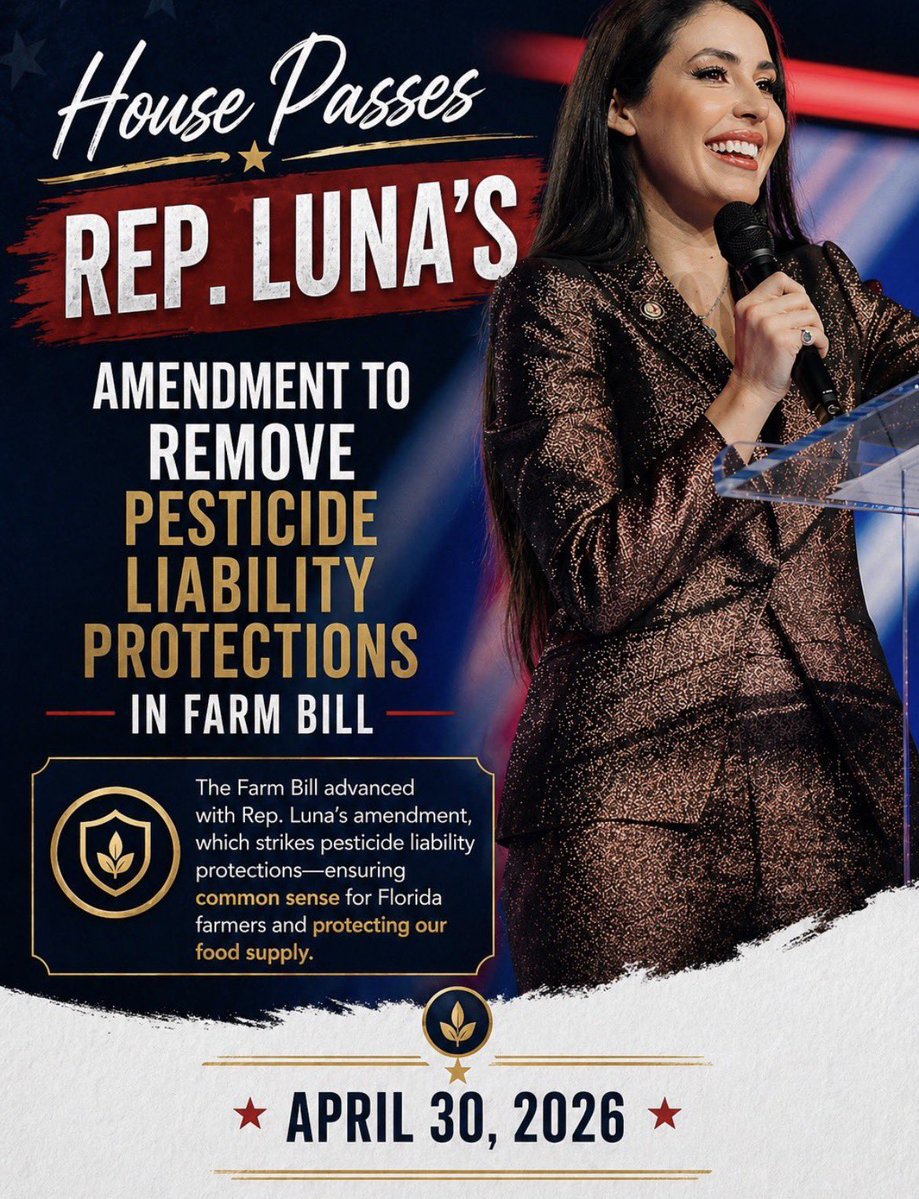 ClaudiaYadette1's tweet image. We, as responsible mothers who want healthy meals to our family and support  “Farm Bill “from Rep. Luna 

Don't start saying it won't pass.@SenateGOP ok ✅ . 

We are with Rep. Luna. #MAHA