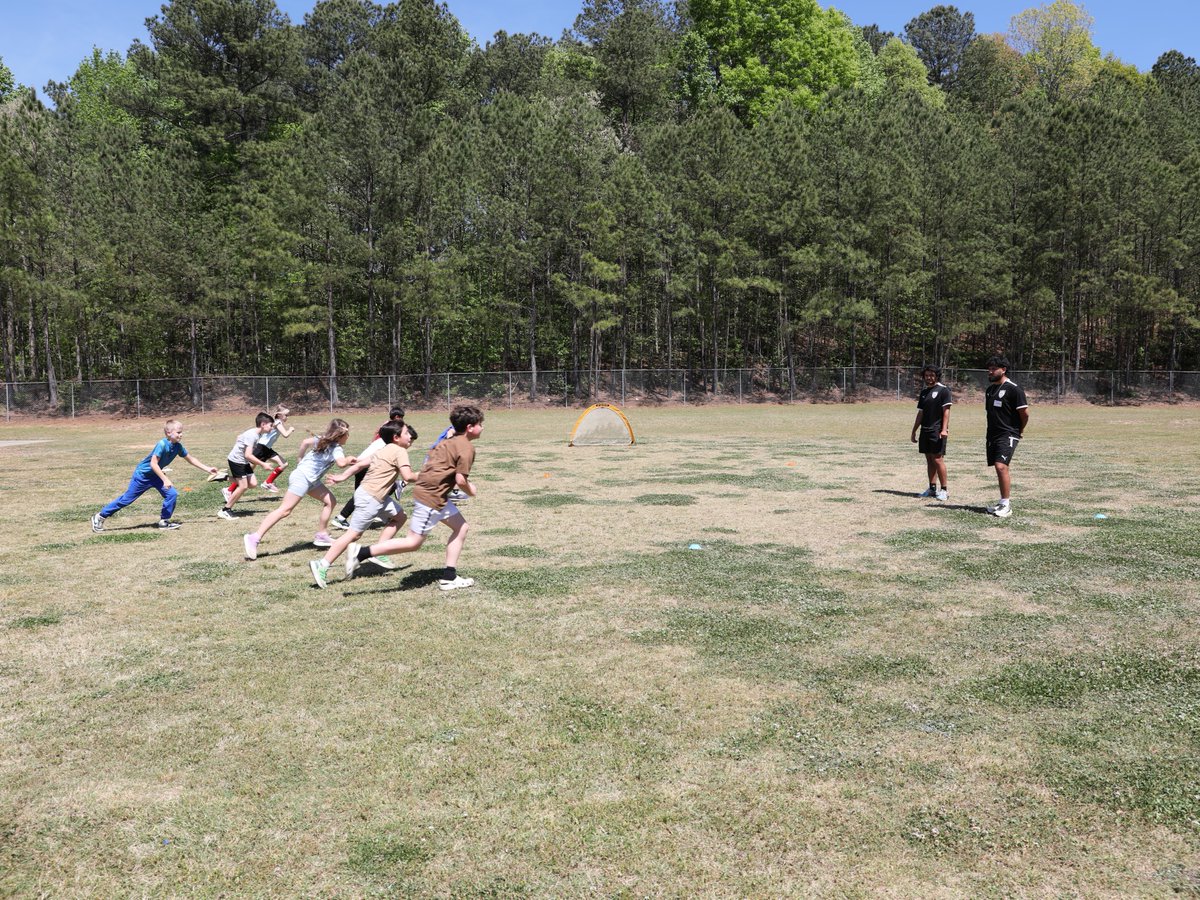 cobbemc's tweet photo. The Cobb EMC Foundation is proud to support the Cherokee Education Foundation Youth Soccer Program. This organization  provides free, after school soccer programs to 181 students across six Title I schools. The  Foundation’s support helps remove barriers to participation, builds confidence and belonging, and gives kids a positive, supportive space to learn and grow, on and off the field. ⚽💙