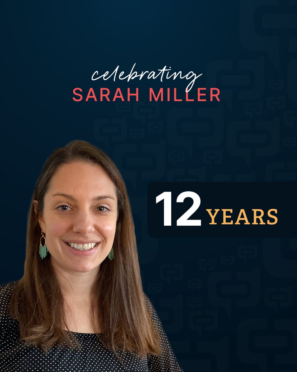 trustandproof's tweet photo. Happy Trust &amp; Proof anniversary to Design Director Sarah, who's celebrating 12 years, and Paid Media Specialist Sam, who's celebrating 1 year.

Congrats to you both. https://t.co/wVfYwOtPIa