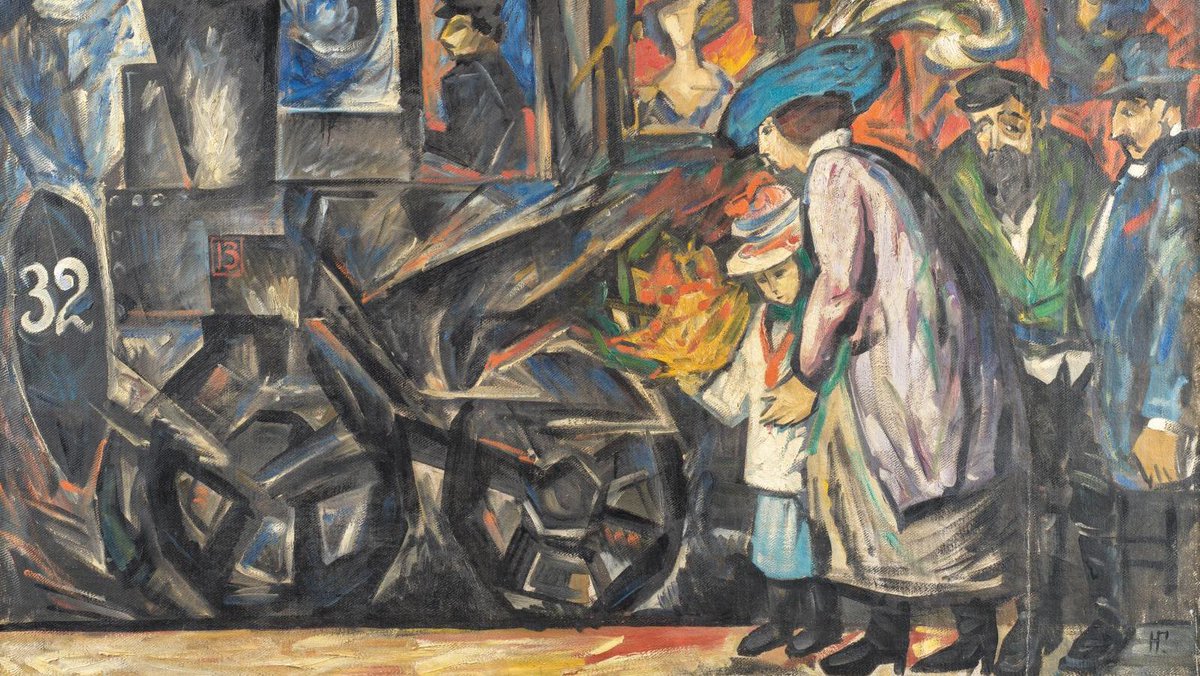 LaChistorrada's tweet image. Natalia Goncharova #art #arte #pintura #painting #futurismo #cubismo #rayonismo
