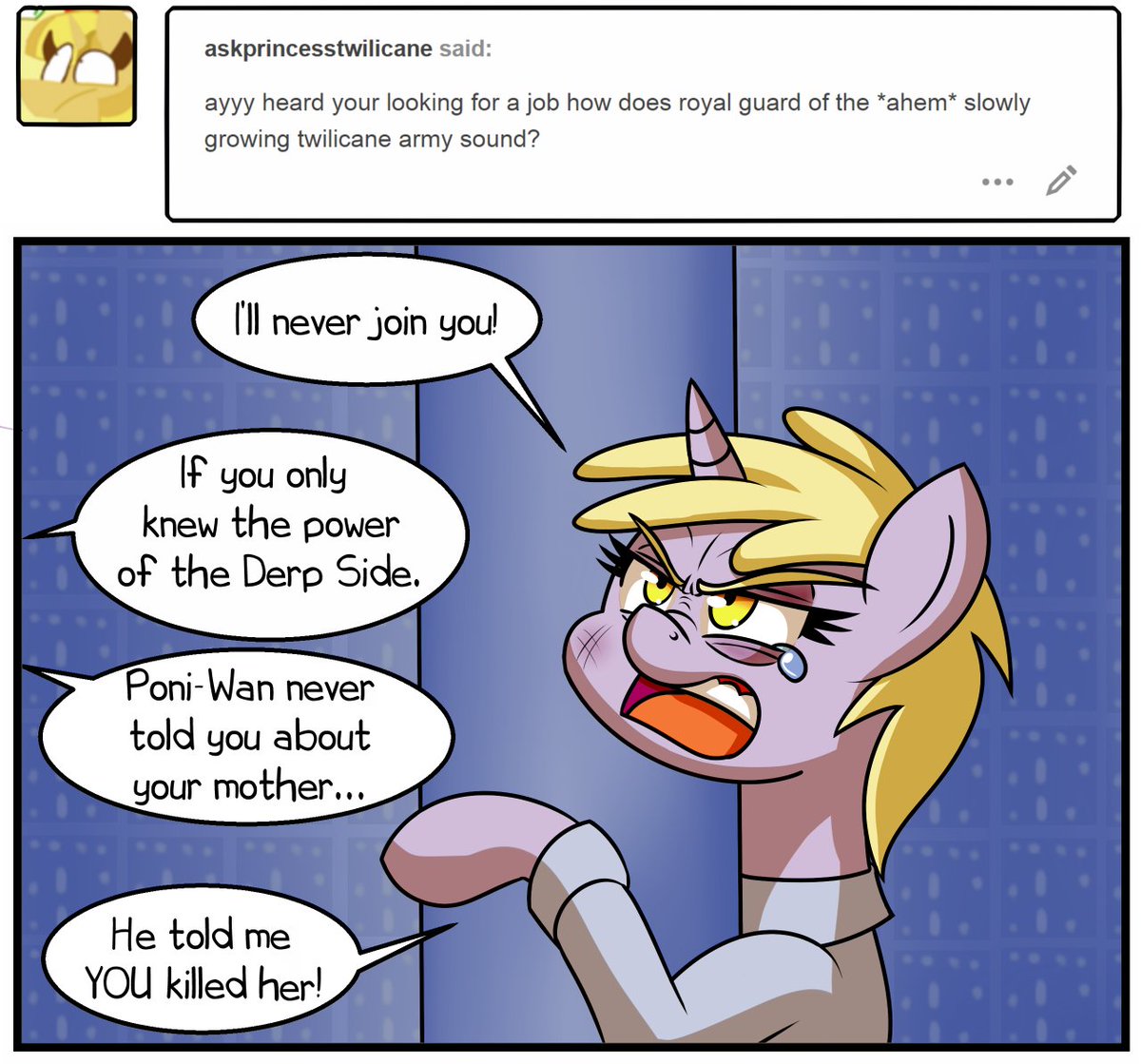 Christomancer | Out of Work Derpy | Kobold Express tweet media