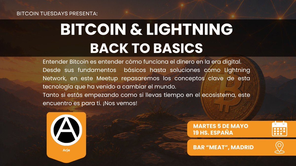 Bitcoin Tuesday Madrid tweet media